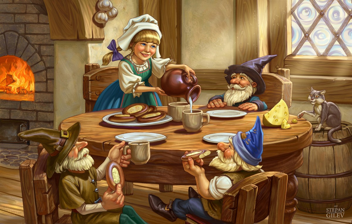 stepan gilev the tale of the dwarfs art stepan gilev 5