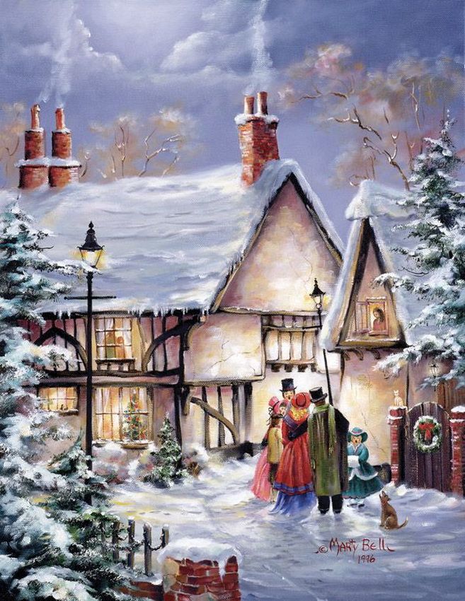 de86649b82d35f7a344d492ba5c8ef0b christmas paintings christmas art