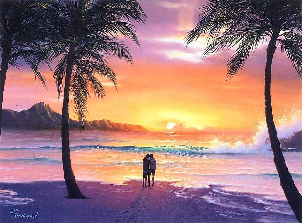 Jim Warren Romantic Sunset