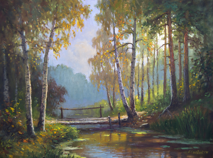 www.ArtsGallery.pro Solovyev Sergey Lesnoy Ruchey medium 266243