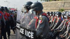 полиция в Мьянме