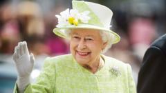 Елизавета II в Виндзоре на праздновании своего 90-летия