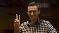 Алексей Навальный в московском суде 20.02.21