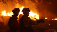 В Калифорнии бушует самый сильный пожар за последние 18 лет