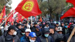 Демонстрация в Бишкеке