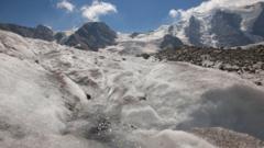 Ледникам в швейарских Альпах тоже угрожает потепление климата