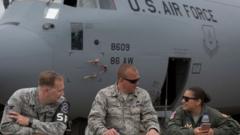 Члены экипажа С-130 ВВС США