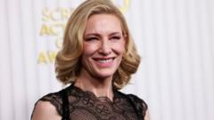 Cate Blanchett attends the 29th Screen Actors Guild Awards at the Fairmont Century Plaza Hotel in Los Angeles, California, U.S., February 26, 2023