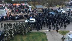 Основное противостояние в ходе протеста в Минске развернулось на улице Червякова.