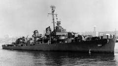 USS Johnston (DD-557) off Seattle or Tacoma, Washington, 27 October 1943
