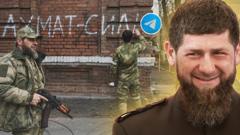 Бойцы из Чечни в Украине и Рамзан Кадыров