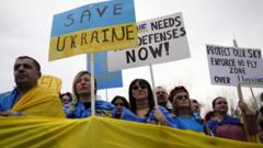 Митинг в поддержку Украины в Вашингтоне