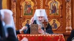 Предстоятель УПЦ митрополит Онуфрий, архивное фото