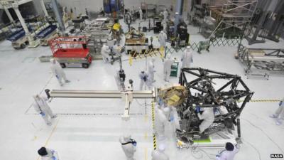 Scientists working on the James Webb Telescope