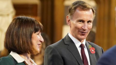Rachel Reeves and Jeremy Hunt