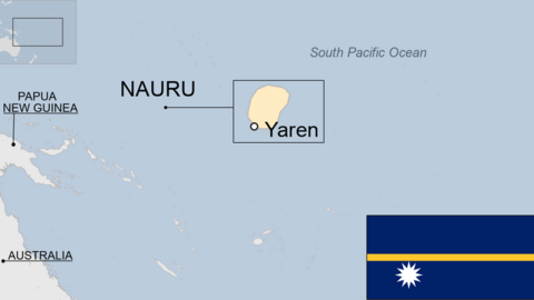 map of Nauru