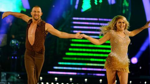 Robin Windsor with dance partner Patsy Kensit