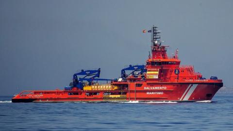 Spanish maritime rescue boat - file pic