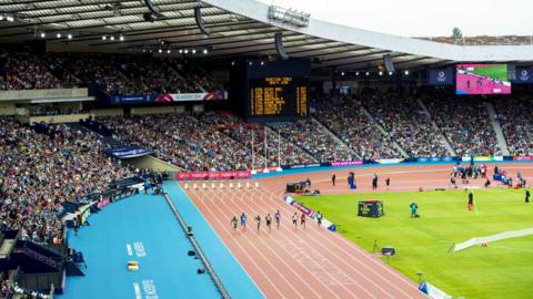 Hampden Park during the 2014 Commonwealth Games