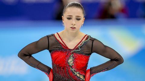 Russian figure skater Kamila Valieva at Beijing Olympics