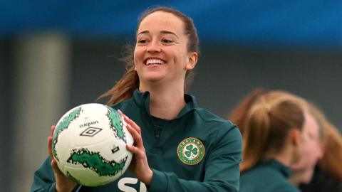 Anna Patten trained with the Republic of Ireland on Monday