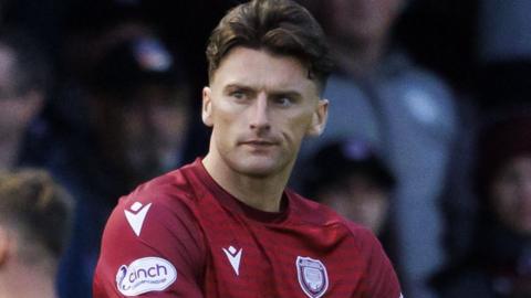 Arbroath player Michael McKenna