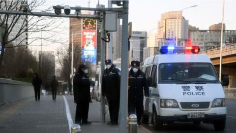 police in beijing on tuesday 29/11