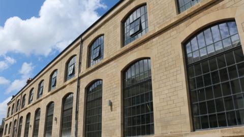 Critall windows on a former factory in Bath.