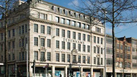 Former Debenham's store in Nottingham