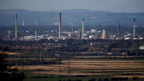 Stanlow oil refinery