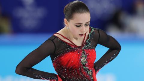 Banned Russian figure skater Kamila Valieva