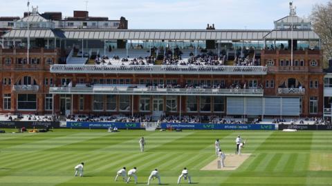 County Championship action at Lord's, home of Middlesex CCC