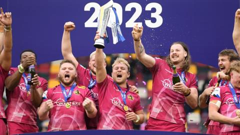 Exeter won last season's Premiership Rugby Cup after beating London Irish