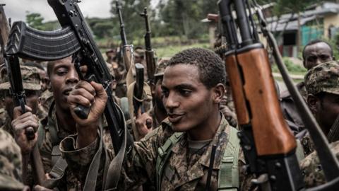 Ethiopian soldiers