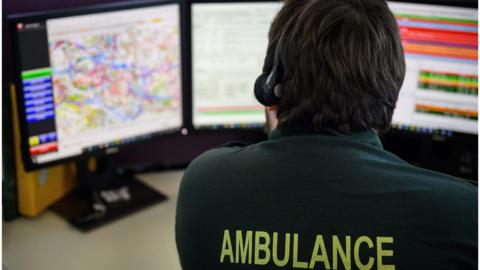 A call handler at work