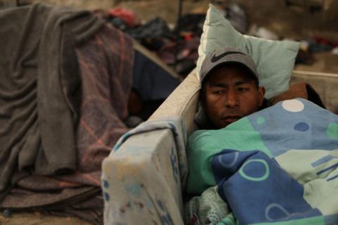 Migrant in Mexico