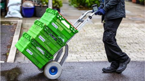 Waitrose delivery worker