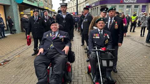 Parade in Weston-super-Mare