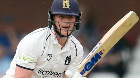 Rob Yates just missed out on a second century of the summer against Worcestershire