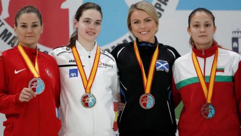 Scotland's Amy Connell takes bronze in the European karate championships