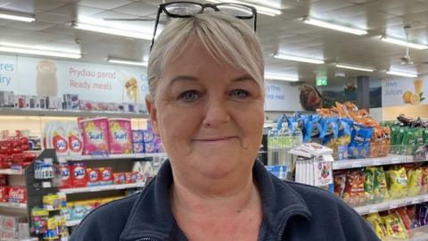 Carmarthenshire's Pontyberem store manager, Melanie Jenkins