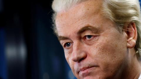 Dutch Freedom party (PVV) leader Geert Wilders