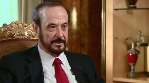 File photo of Rifaat al-Assad (2012)