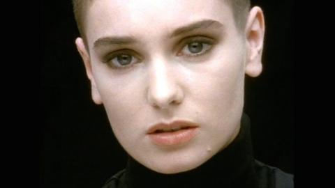 Sinead O'Connor in the video for Nothing Compares 2 U