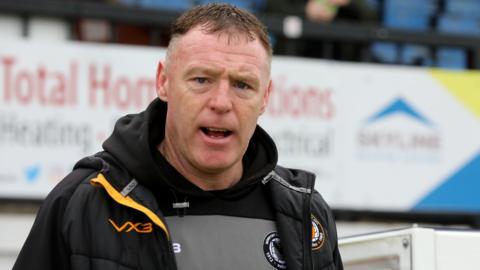 Newport County manager Graham Coughlan