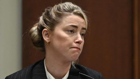 Amber Heard in court