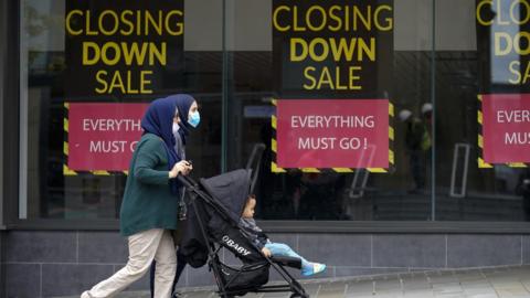 Shoppers in Bolton