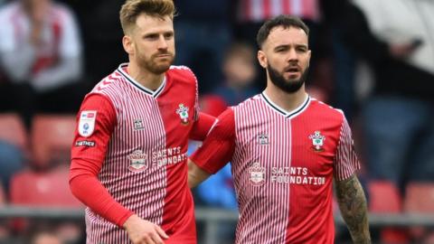 Stuart Armstrong (left) and Adam Armstrong