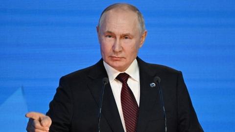 Vladimir Putin in Sochi, 5 October 2023