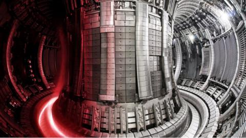 Inside of JET reactor